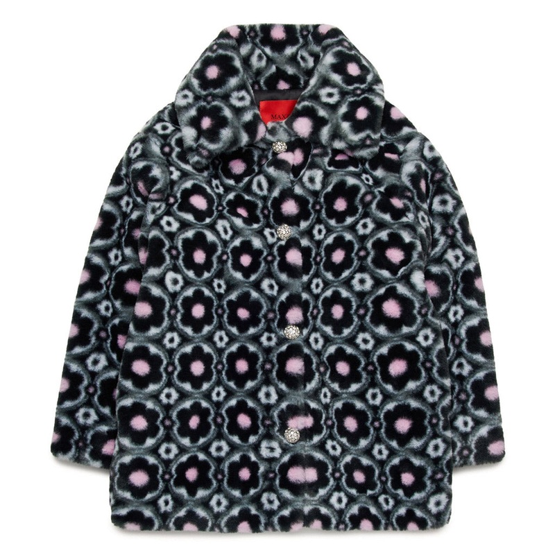 MAX&Co. Kids Faux Fur Coat|Multi-Colored|4 Years|6 Years|8 Years|10 Years|12 Years|14 Years|16 Years