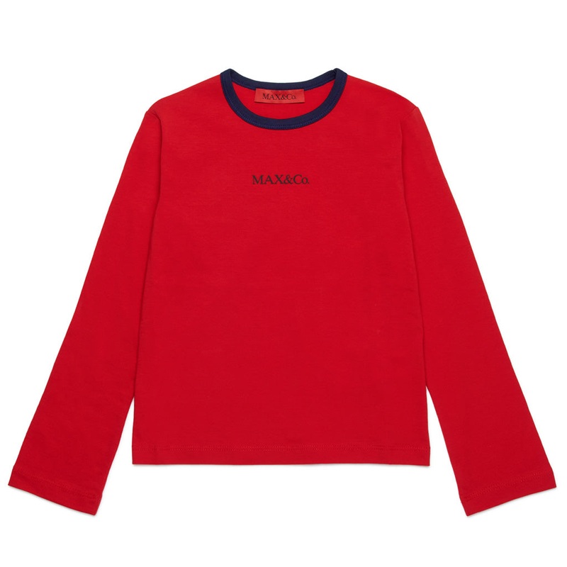 MAX&Co. Kids Logo T-shirt|Red|4 Years|6 Years|8 Years|10 Years|12 Years|14 Years|16 Years