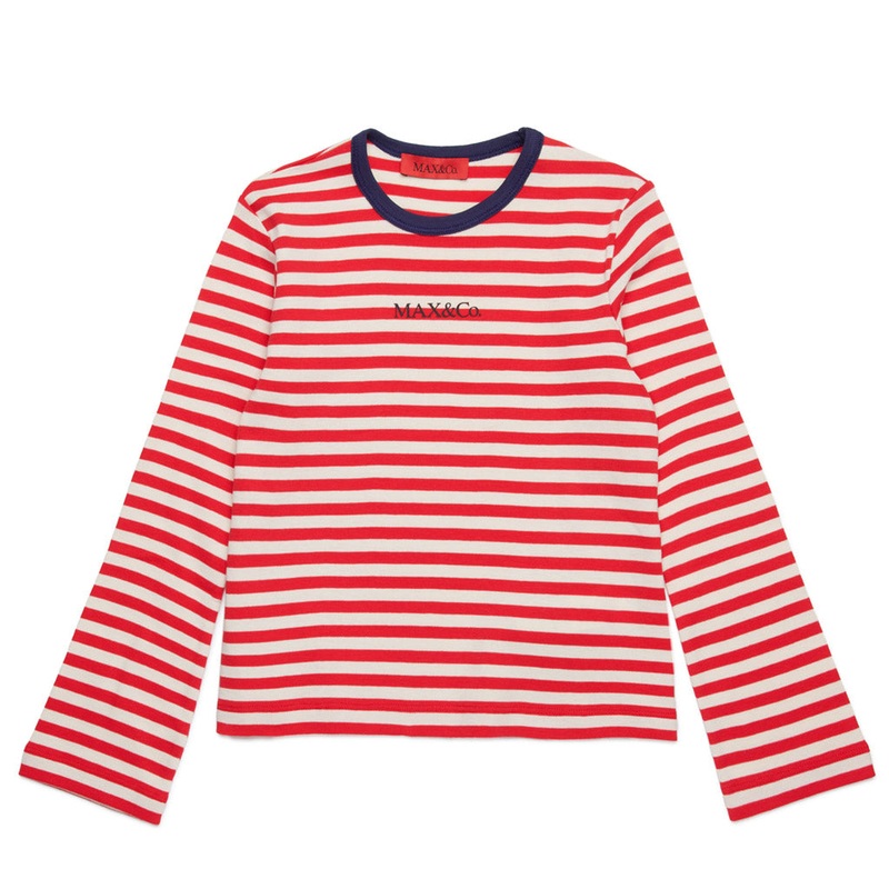 MAX&Co. Kids Stripe T-shirt|Red|4 Years|6 Years|8 Years|10 Years|12 Years|14 Years|16 Years