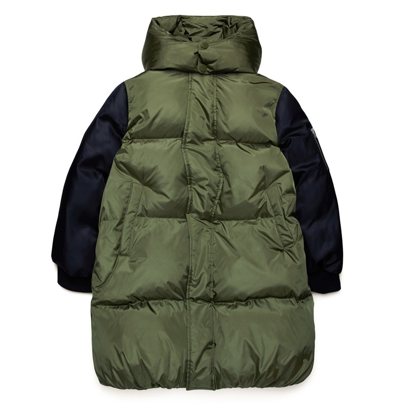 MM6 Kids Puffer Coat|Khaki|4 Years|6 Years|8 Years|10 Years|12 Years|14 Years|16 Years
