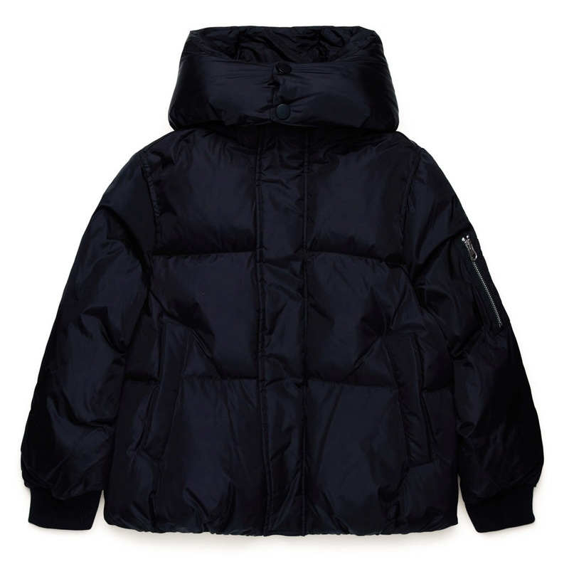 MM6 Kids Puffer Jacket|Black|4 Years|6 Years|8 Years|10 Years|12 Years|14 Years|16 Years