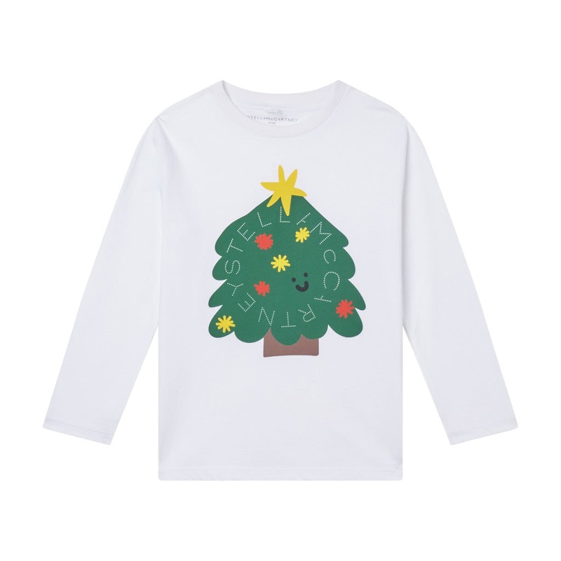 Stella McCartney Kids Christmas Tree Long-Sleeve T-shirt