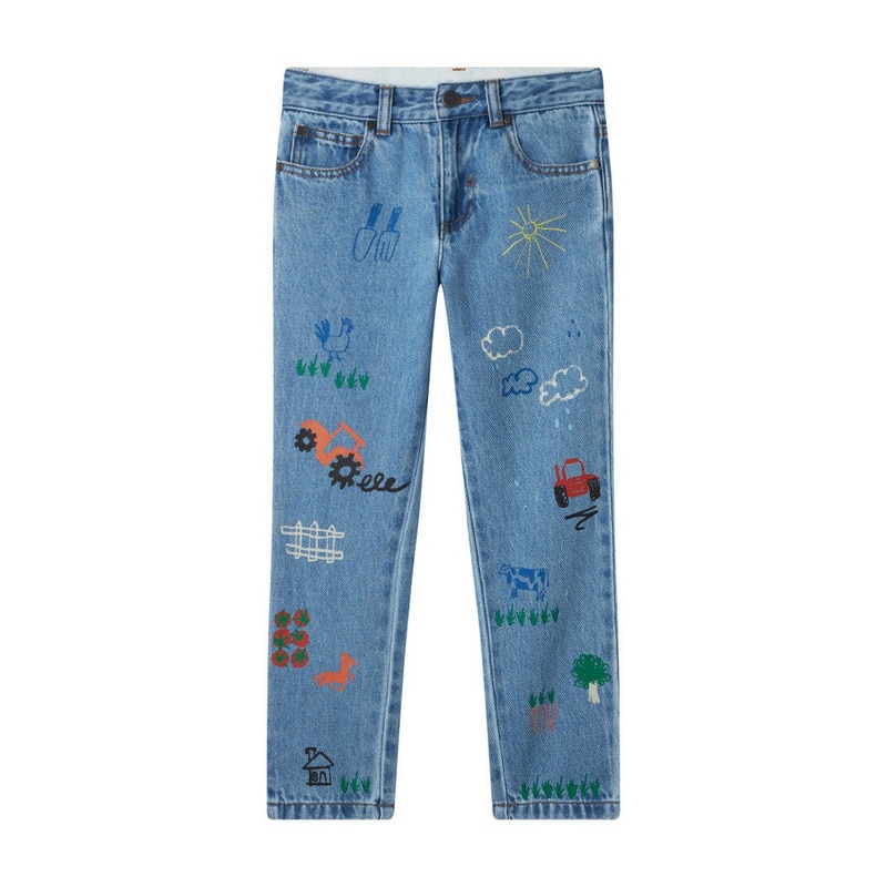 Stella McCartney Kids Farmyard Denim Trousers