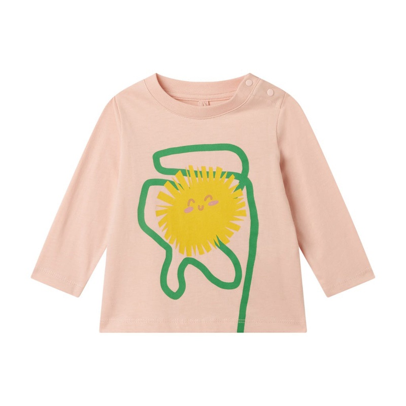 Stella McCartney Kids Floral Print Long-Sleeve T-shirt