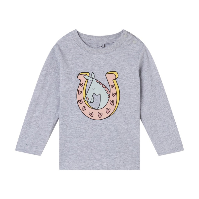 Stella McCartney Kids Horse Printed Long-Sleeve T-shirt