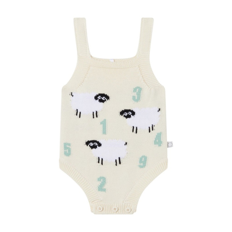 Stella McCartney Kids Sheep Knit Bodysuit