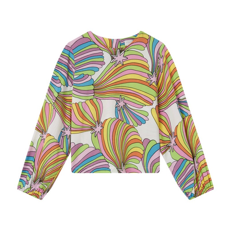 Stella McCartney Kids Shooting Stars Long-Sleeve Top