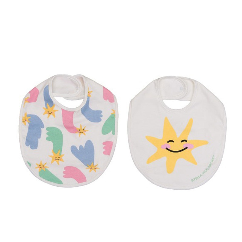 Stella McCartney Kids Shooting Stella Stars Bibs Set