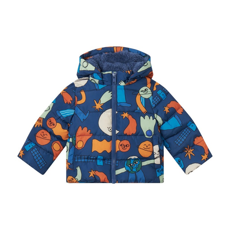 Stella McCartney Kids Space Print Puffer Jacket