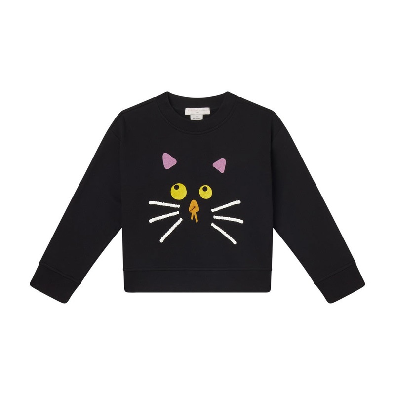 Stella McCartney Kids Spooky Cat Sweatshirt