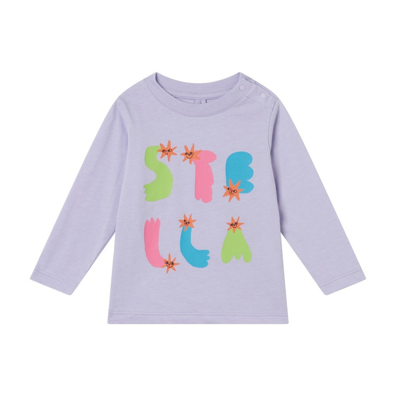 Stella McCartney Kids Stella Bright Star Graphic Long-Sleeve T-shirt