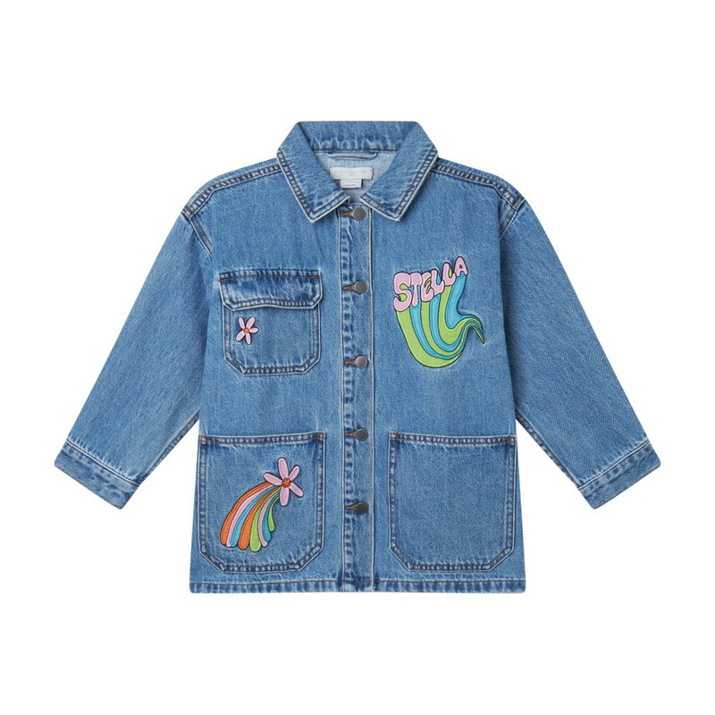 Stella McCartney Kids Stella Graphic Denim Jacket