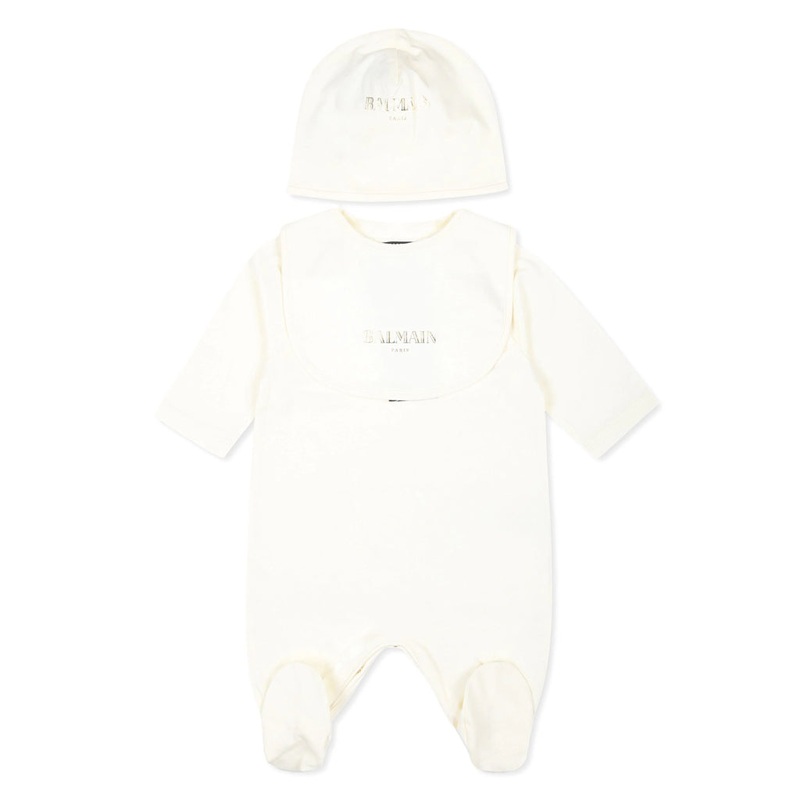 Balmain Kids Baby Gift Set|Ivory|3 Months|6 Months|9 Months