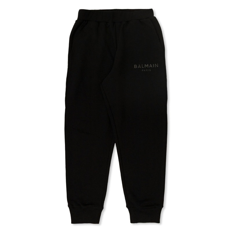 Balmain Kids Logo Sweatpants|Black|4 Years|6 Years|8 Years|10 Years|12 Years|14 Years