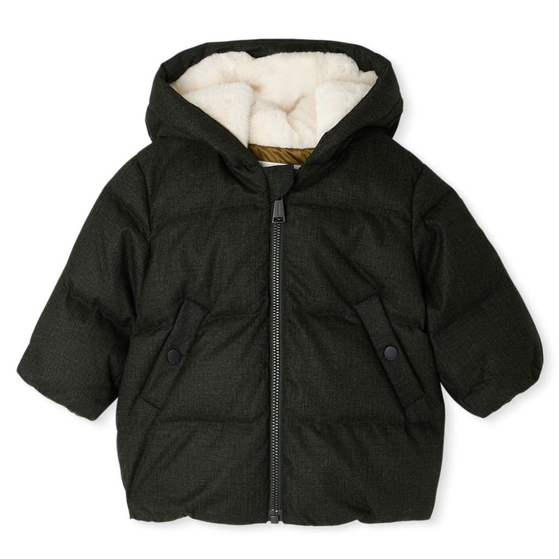 Bonpoint Bozen Quilted Jacket|Green|2 Years|3 Years|12 Months|18 Months