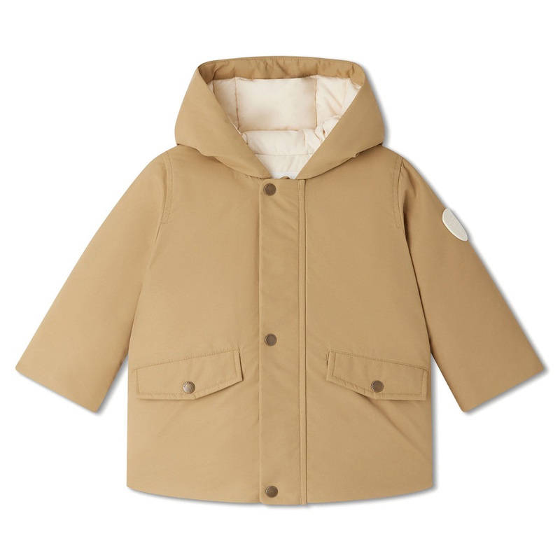 Bonpoint Galaxy Beige Hooded Parka