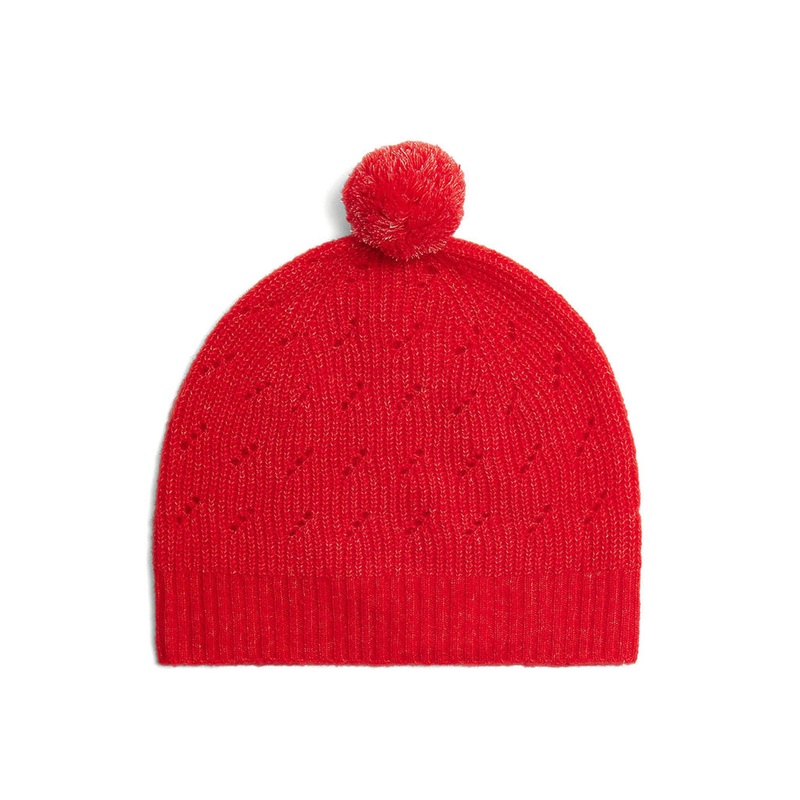 Bonpoint Talina Wool Beanie|Red|Size 4 (53-54 cm)|Size 5 (55-56 cm)