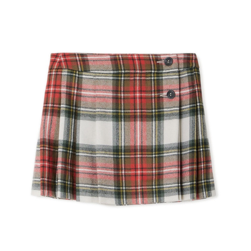 Bonpoint Talissa Wool Skirt|Multi-Colored|4 Years|6 Years|8 Years|10 Years|12 Years|14 Years