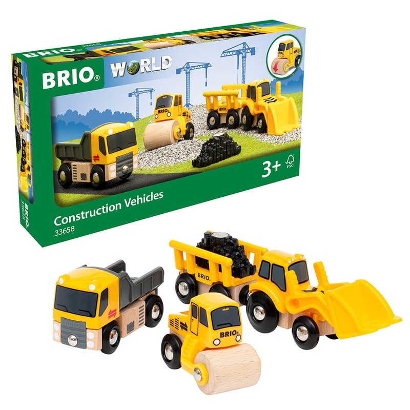 BRIO Construction Vehicles|Multi-Colored|One-size