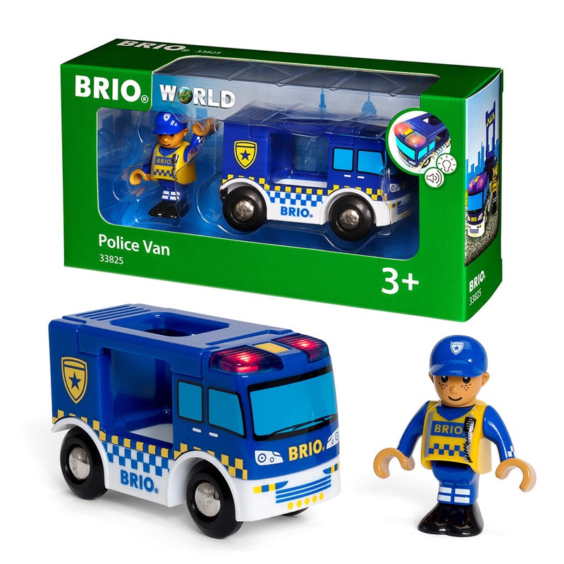 BRIO Police Van|Multi-Colored|One-size