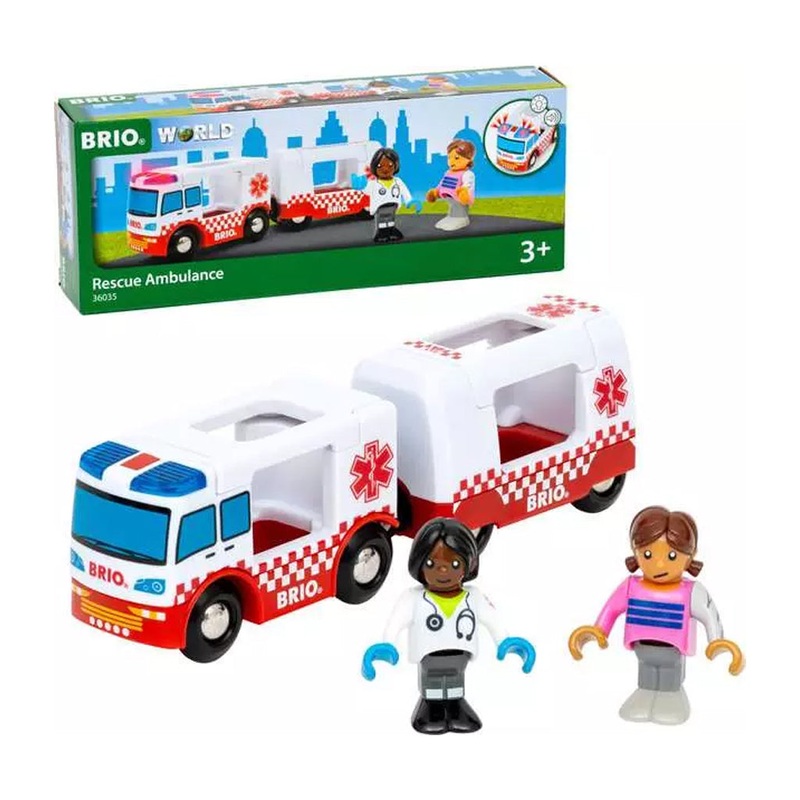 BRIO Rescue Ambulance|Multi-Colored|One-size