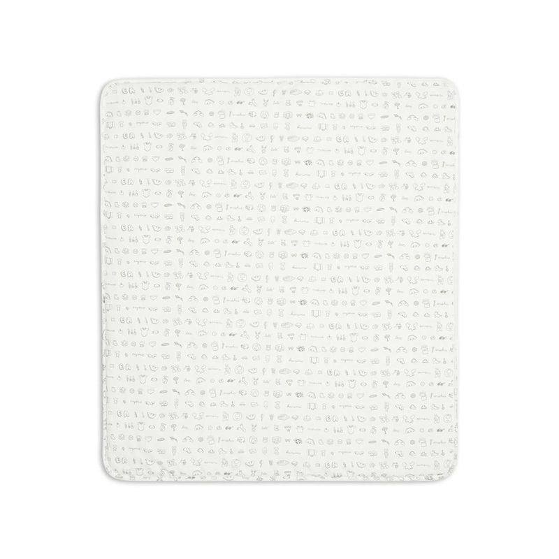 Emporio Armani Junior Double-sided Blanket With Tendresse Pattern