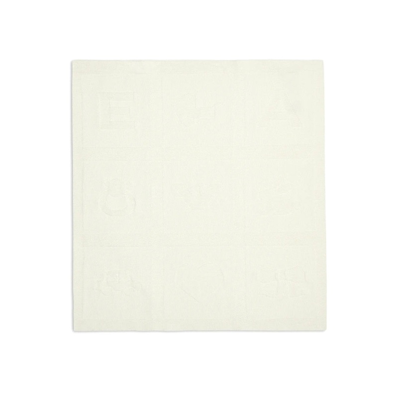 Emporio Armani Junior Logo And Tendresse Intarsia Blanket