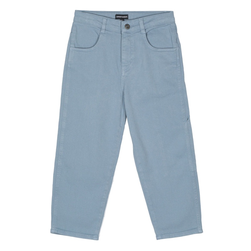 Emporio Armani Junior Mid-rise Straight-leg Jeans