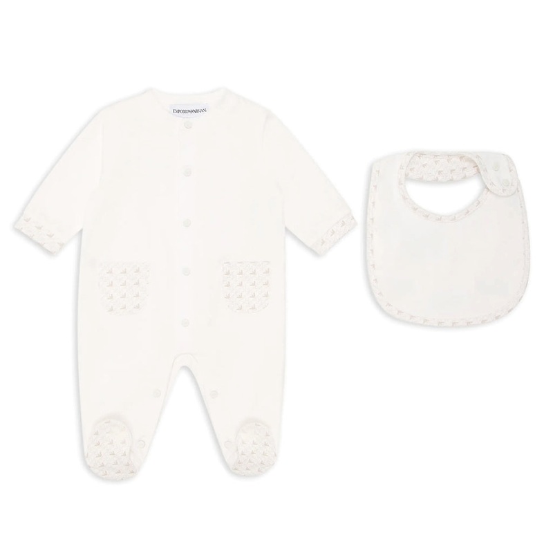 Emporio Armani Junior Outfits|Brown|3 Months|6 Months|9 Months