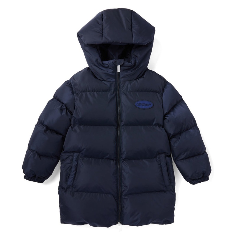 Off-White Kids Arrow Patch Long Puffer