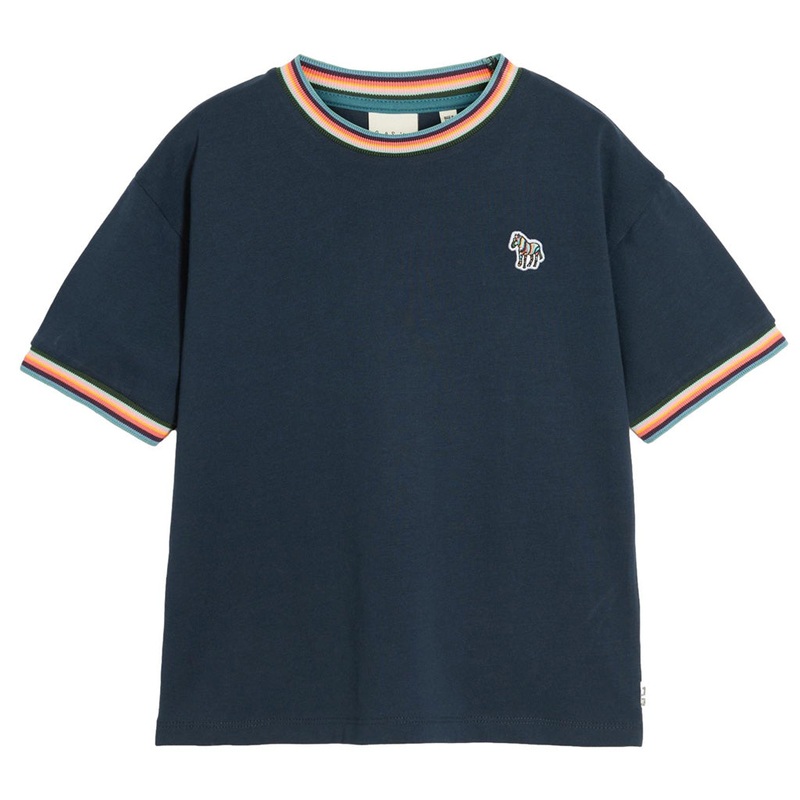 Paul Smith Junior PSJB Tee|Navy|6 Years|8 Years|10 Years|12 Years|4 Years