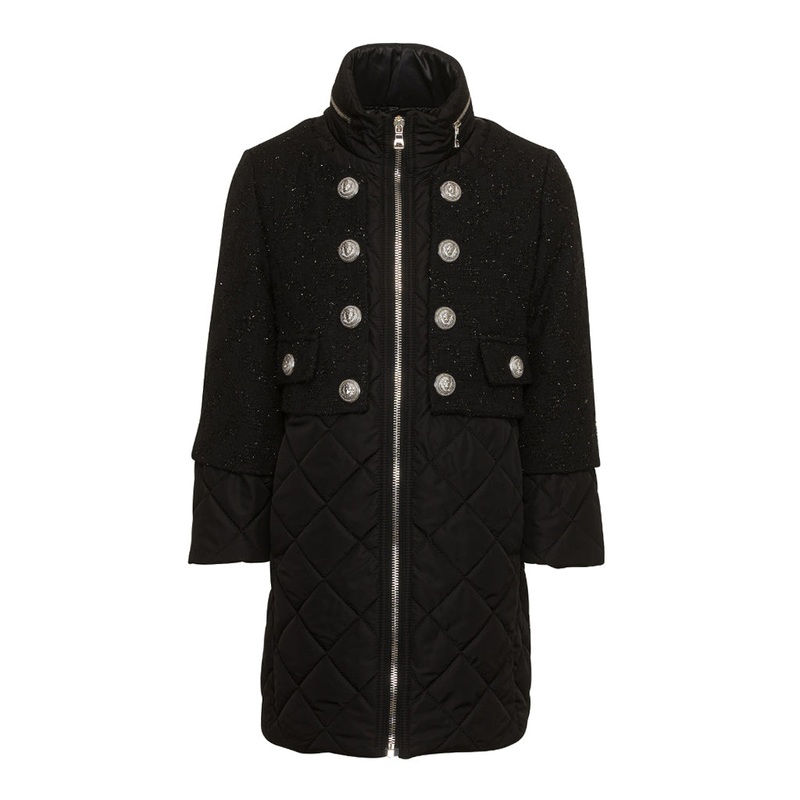Balmain Kids Puffer Coat|Black|4 Years|6 Years|8 Years|10 Years|12 Years|14 Years