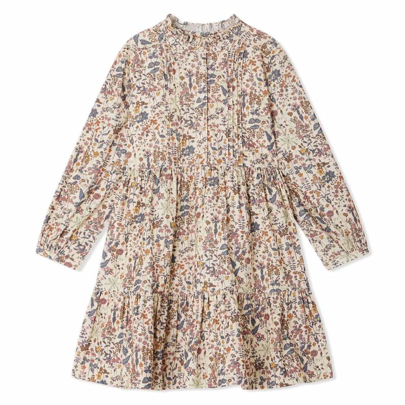 Bonpoint Gwyneth Dress|Multi-Colored|4 Years|6 Years|8 Years|10 Years|12 Years|14 Years