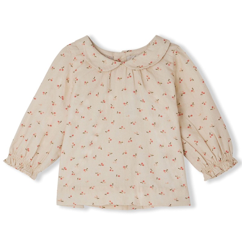 Bonpoint Tenvol Blouse With Cherry Print