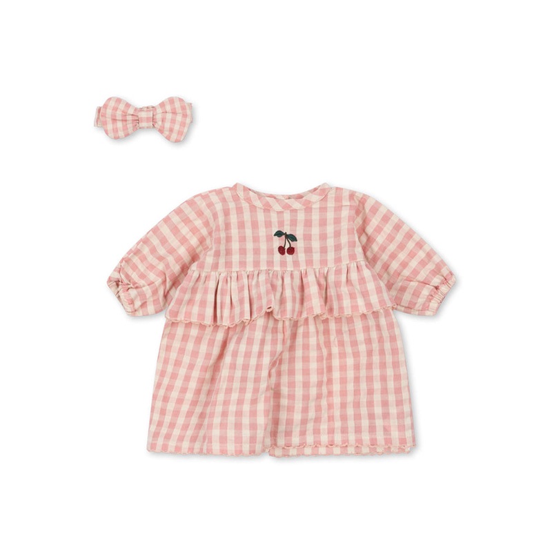 Konges Sljd Doll Clothes Set|Pink|One-size