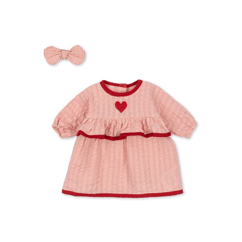 Konges Sljd Doll Clothes Set|Red|One-size