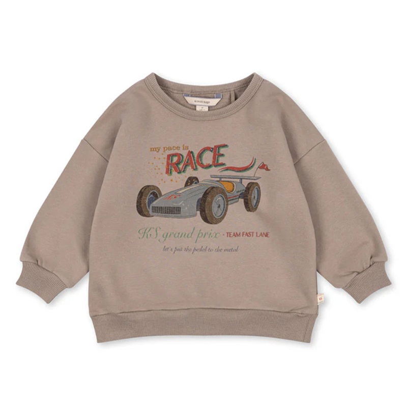 Konges Sljd Lou Sweatshirt|Brown|2 Years|3 Years|12 Months|18 Months