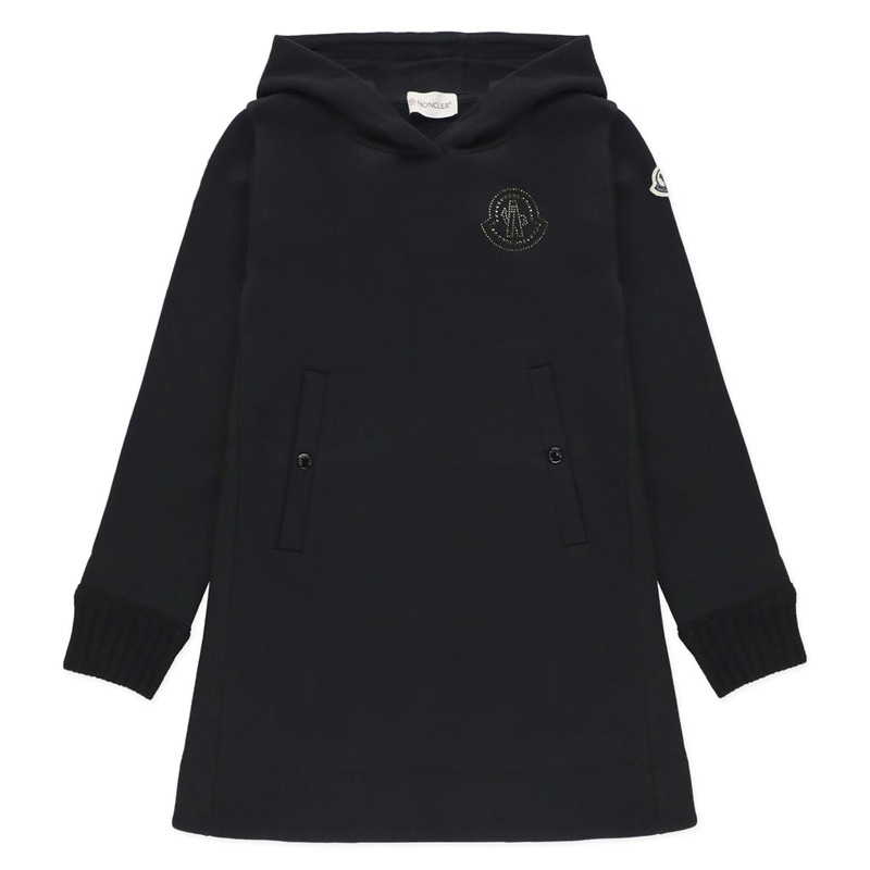 Moncler Enfant Hooded Logo Dress