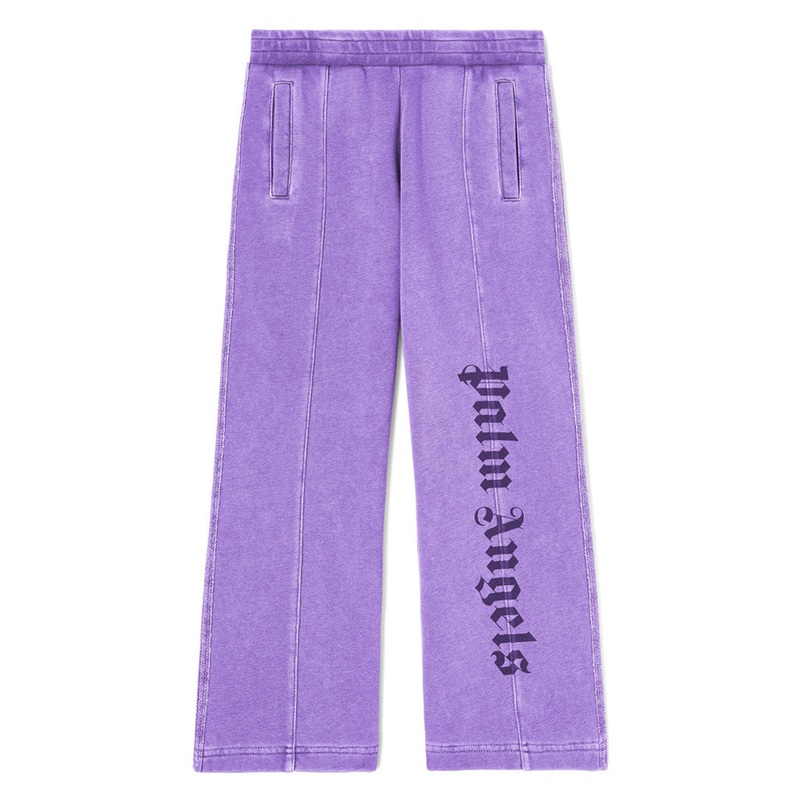 Palm Angels Kids PA Cuts Faded Wide Sweatpants