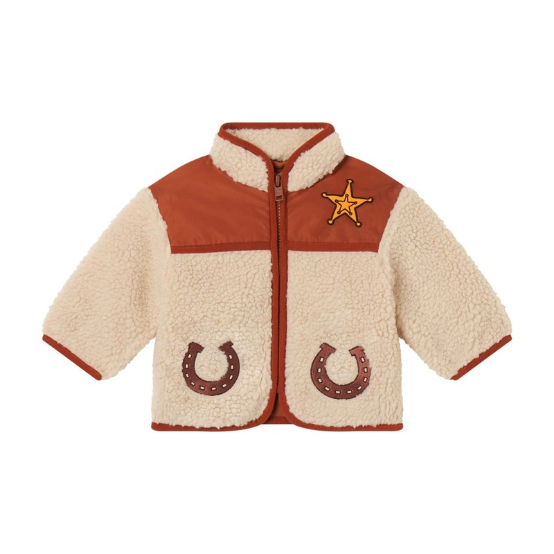 Stella McCartney Kids Horse Appliqu Teddy Bear Jacket