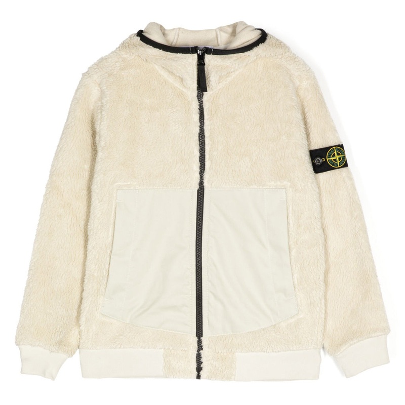 Stone Island Junior Teddy Zip Jacket