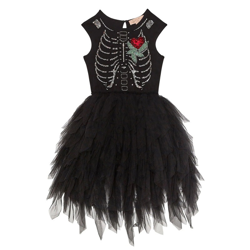 Bonez Tutu Dress|Black|2 Years|4 Years|6 Years|8 Years|10 Years