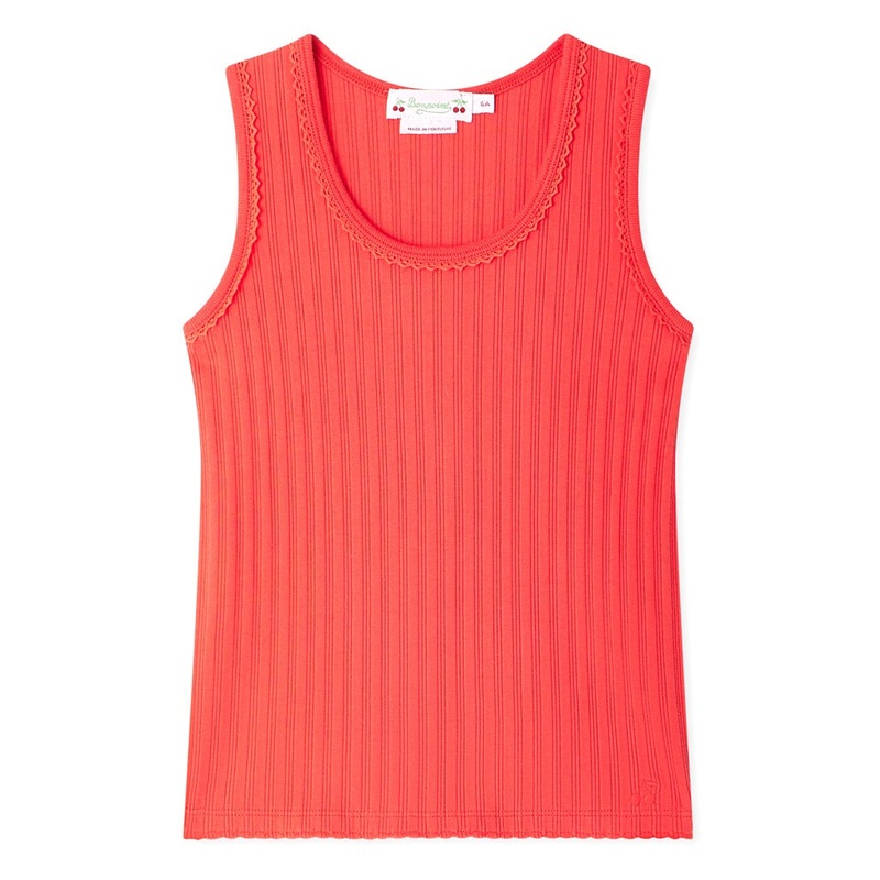 Bonpoint Edina T-shirt|Red|4 Years|6 Years|8 Years|10 Years|12 Years|14 Years