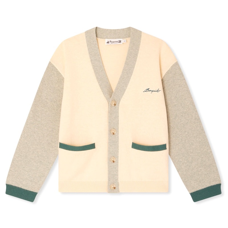 Bonpoint Edouard Cardigan|Yellow|4 Years|6 Years|8 Years|10 Years|12 Years|14 Years