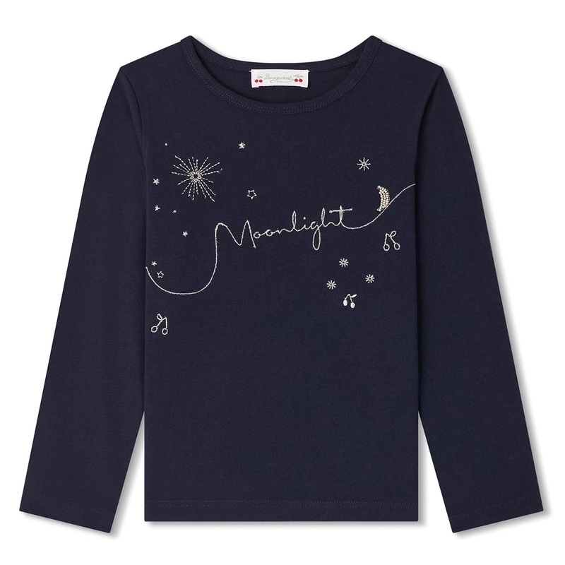 Bonpoint Tidjiane T-shirt|Indigo|4 Years|6 Years|8 Years|10 Years|12 Years|14 Years