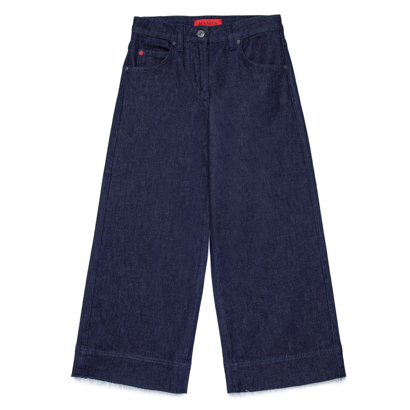 MAX&Co. Kids Wide Denim Jeans|Indigo|4 Years|6 Years|8 Years|10 Years|12 Years|14 Years|16 Years