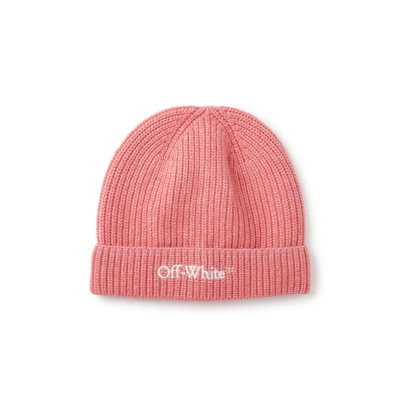 Off-White Kids Bookish Beanie|Pink|Size 1 (54 cm)|Size 2 (56 cm)