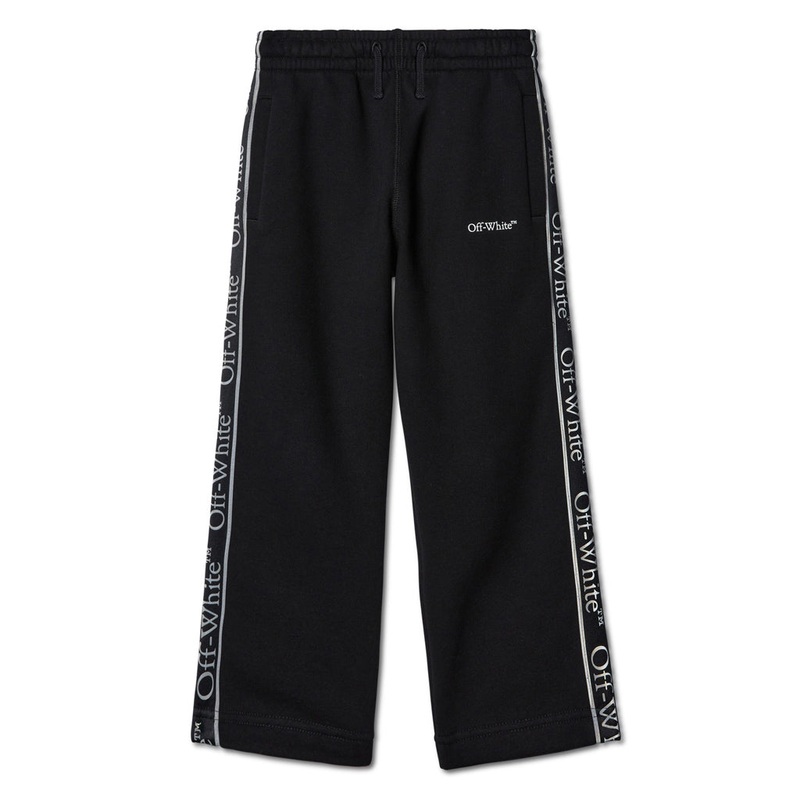 Off-White Kids Bookish Logo Band Sweatpant