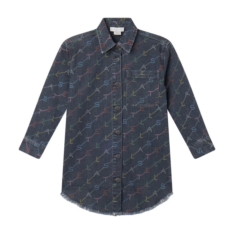 Stella McCartney Kids Stella Monogram Denim Dress