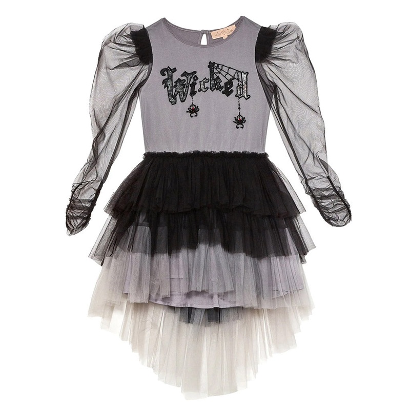 Wicked Wednesday Tutu Dress|Black|2 Years|4 Years|6 Years|8 Years|10 Years